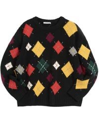 YMC - Jersey Flint a rombos - Lyst
