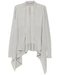 Rick Owens - Cárdigan De Canalé Drapeado - Lyst