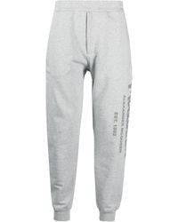 McQueen - Graffiti-print Track Pants - Lyst