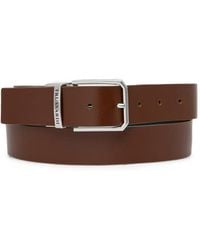 Trussardi - Reversible Logo-Engraved Belt - Lyst