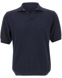 Paul & Shark - Open Collar Logo Polo Shirt - Lyst