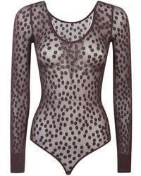 Wolford - Polka-Dot-Pattern Body - Lyst