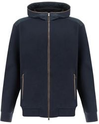 Paul & Shark - X‑Soft Zip‑Up Hoodie - Lyst