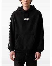 Vans - Checkerboard-Print Logo-Print Hoodie - Lyst
