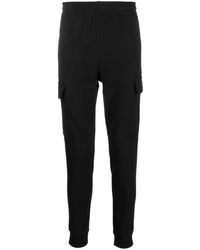 EA7 - Tapered Cotton Track Pants - Lyst
