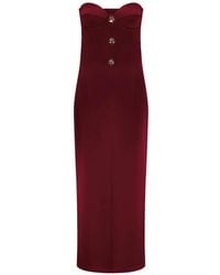 Violante Nessi - Strapless Silk Gown - Lyst