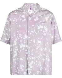 OAMC - Kurt Splatter Short-Sleeve Shirt - Lyst