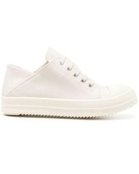 Rick Owens - Lace-up Canvas Sneakers - Lyst