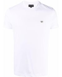 Emporio Armani - T-shirts And Polos White - Lyst