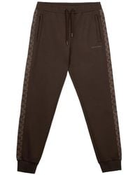KARL LAGERFELD - Logo-Pattern Track Pants - Lyst