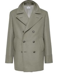 Brunello Cucinelli - Wollen Jas Met Dubbele Rij Knopen - Lyst