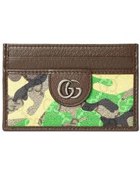 Gucci - Tarjetero Gg Con Motivo Militar - Lyst