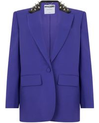 Moschino - Single-Breasted Blazer - Lyst