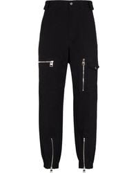 Alexander McQueen - Tapered Utility Trousers Black - Lyst