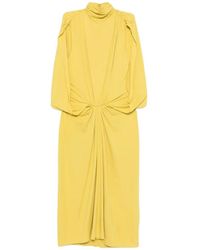 Esse Studios - Solina Gesmockte Jurk Met Cape - Lyst