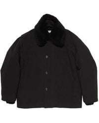 Acne Studios - Shearling-Collar Bomber Jacket - Lyst