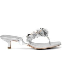 Michael Kors - Loretta Sequin-Embellished Sandals - Lyst