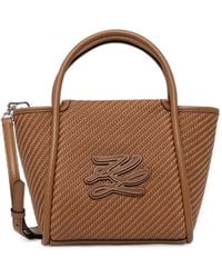 KARL LAGERFELD - K/Autograph Logo-Patch Tote Bag - Lyst