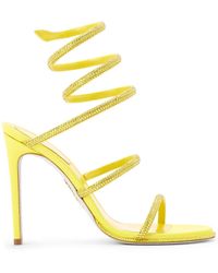 Rene Caovilla - Cleo 105mm Leather Sandals - Lyst