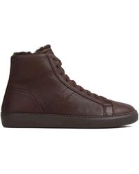 Henderson - Boris Leather High-Top Sneakers - Lyst