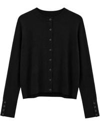 Yigal Azrouël - Essential Button-Cuff Crew-Neck Cardigan - Lyst