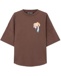 Palm Angels - Palm Graphic Oversized T-Shirt - Lyst