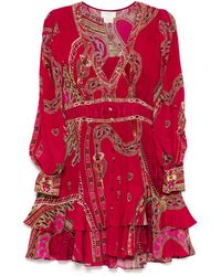 CAMILLA - Kissed By A Cobra Jurk Met Franje En Knopen - Lyst