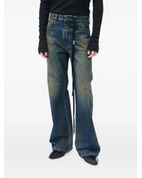 Ann Demeulemeester - Vaqueros Acampanados Modest Con Efecto Degradado - Lyst
