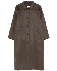 The Dynamis Studio - Single-Breasted Wool-Blend Coat - Lyst
