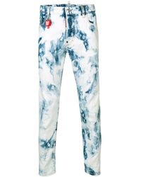 men bleached jeans