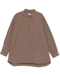 Casey Casey - Crinkled Long-Sleeved Shirt - Lyst