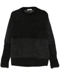 Undercover - Colourblock Brushed-Finish Sweater - Lyst