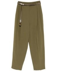 Imperial - Belted Pleated Trousers - Lyst