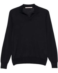 hindustrie - Wool Polo-Collar Sweater - Lyst