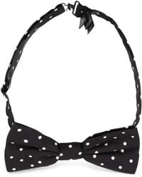 Dolce & Gabbana - Polka-Dot Silk Bow Tie - Lyst