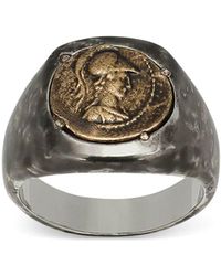 Dolce & Gabbana - Coin Wide-band Ring - Lyst