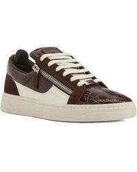 Giuseppe Zanotti - Gz94 Panelled Zip-Detail Sneakers - Lyst