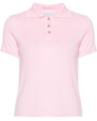 Manuel Ritz - Knitted Cotton Polo Top - Lyst