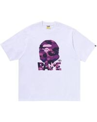 A Bathing Ape - Logo-Print T-Shirt - Lyst