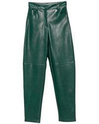 Twinset - Logo-Plaque Straight-Leg Trousers - Lyst