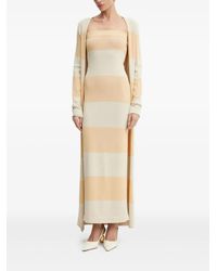 Liviana Conti - Ensemble Robe-Cardigan À Rayures - Lyst
