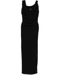 Vivienne Westwood - Draped Sleeveless Square Neck Dress - Lyst