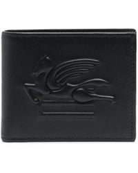 Etro - Pegaso Motif-embossed Leather Wallet - Lyst