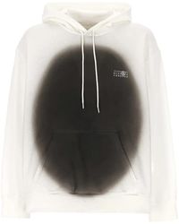 MM6 by Maison Margiela - Logo-Detail Hoodie - Lyst