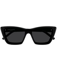 Saint Laurent - Sl 276 Mica Plump Cat-Eye Sunglasses - Lyst