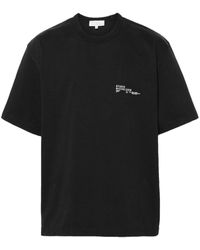 Studio Nicholson - Katoenen T-shirt Met Logoprint - Lyst