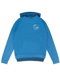 Rhude - Logo-Print Layered-Design Hoodie - Lyst