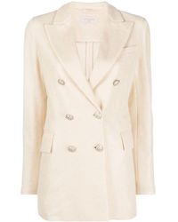 Circolo 1901 - Double-breasted Textured Blazer - Lyst