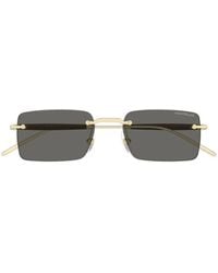 Montblanc - Square-Frame Sunglasses - Lyst