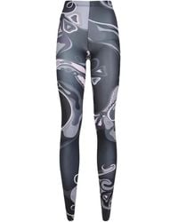 PUCCI - Swirl-Print Tights - Lyst